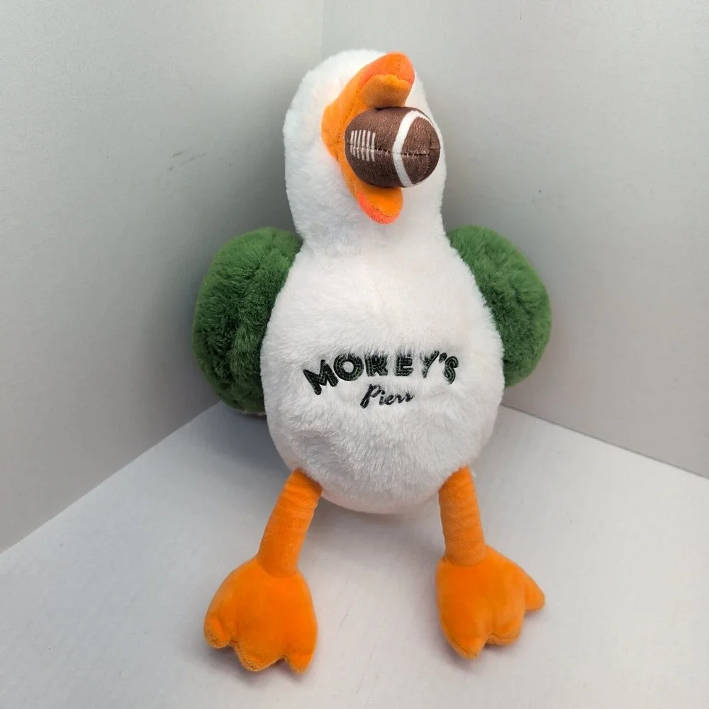Fiesta Morey's Pier Sunny Seagull Plush 10 Inch Green Wings Football Eagles